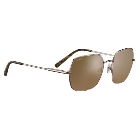 New SERENGETI Gold Square Loy SS548004 Sunglasses Women - Picture 4 of 5